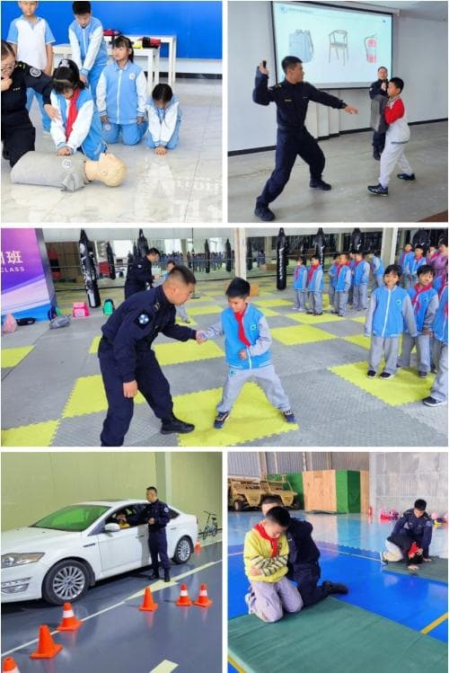 北京万名学生在国际安全防卫学院接受安全教育