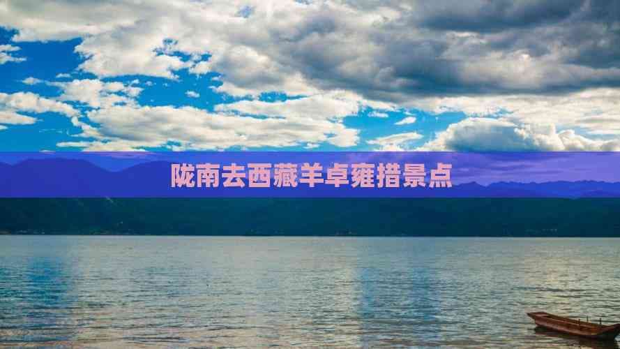 陇南去西藏羊卓雍措景点