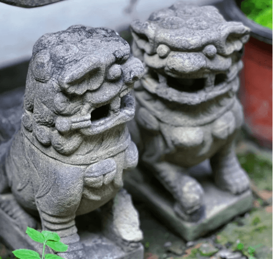 风水瑞兽：石狮子的文化与寓意