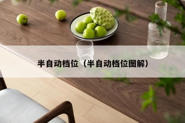 半自动档位使用指南：从原理到实战技巧详解