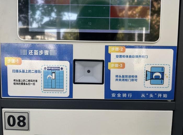 “共享头盔”好借好还  守护出行安全