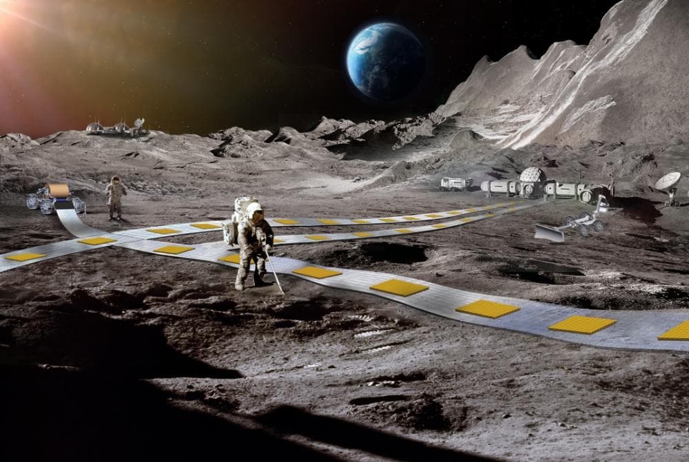 NASA研究建设首个月球磁悬浮铁路系统，为月球资源开发高效运输