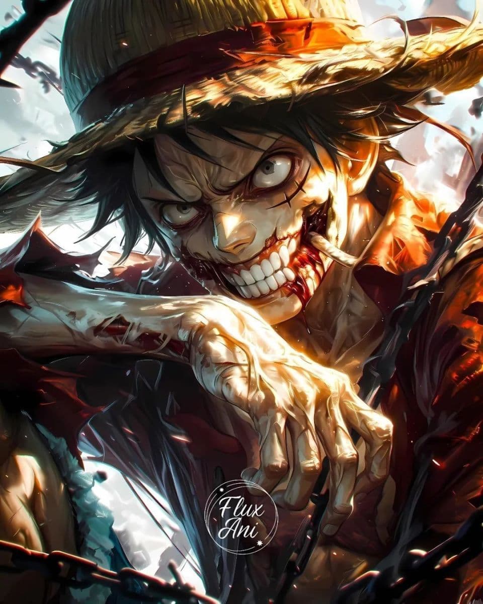 海贼王【亡灵风】壁纸，娜美简直太妖艳，香克斯仿佛恶魔，乔巴萌的吓人