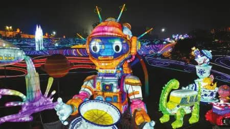 在灯会里，描绘那个童年