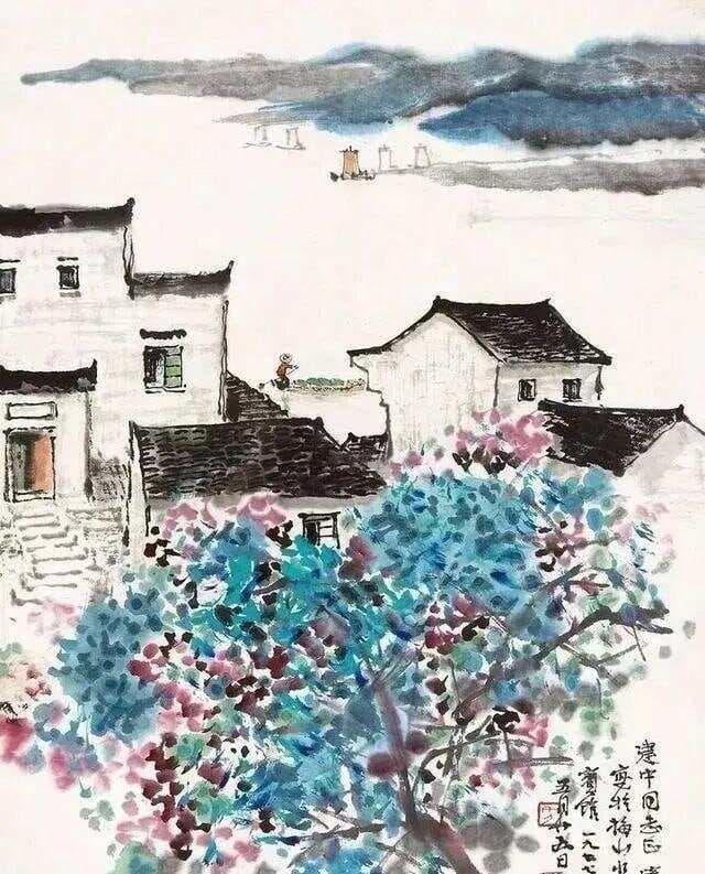 方济众的春夏秋冬小品画，满满的田园风情