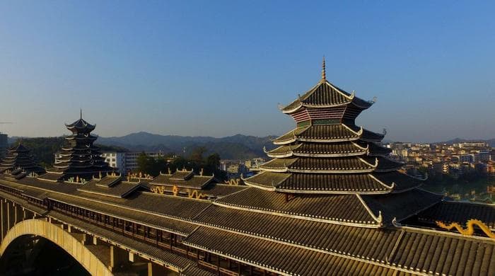 民族建筑文化：侗族特色木构营造技艺之巅峰——鼓楼、风雨桥
