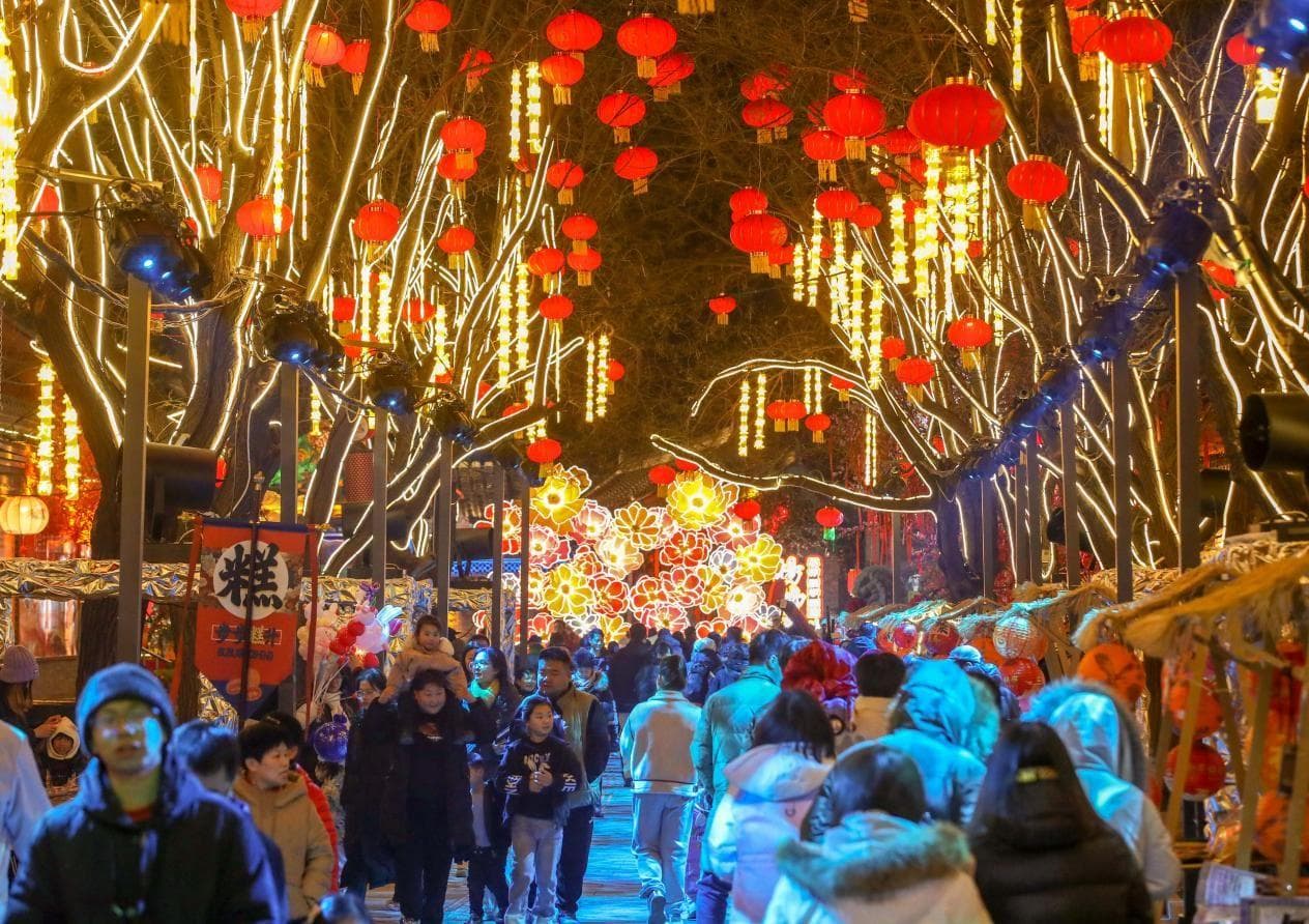 古镇焕新展现绝美中国年韵味