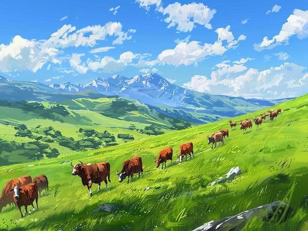 农村生活：一幅和谐共生的画卷