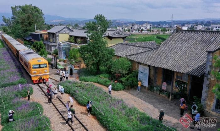云南红河百年米轨老站台驶出文旅新动能