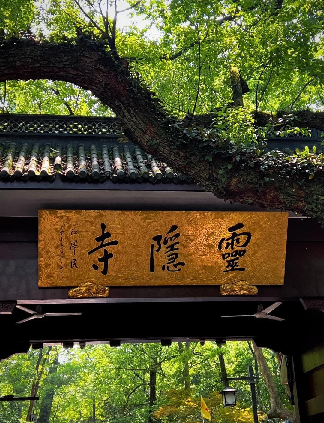 杭州灵隐寺：八点后交通管制，门票分两段收取