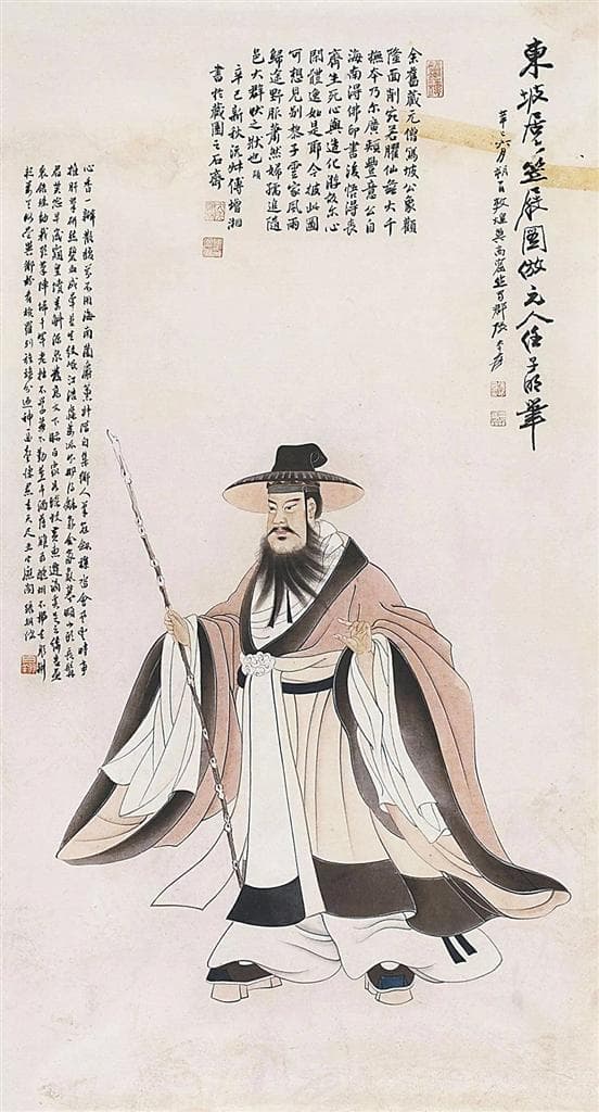 张大千与《东坡笠屐图》