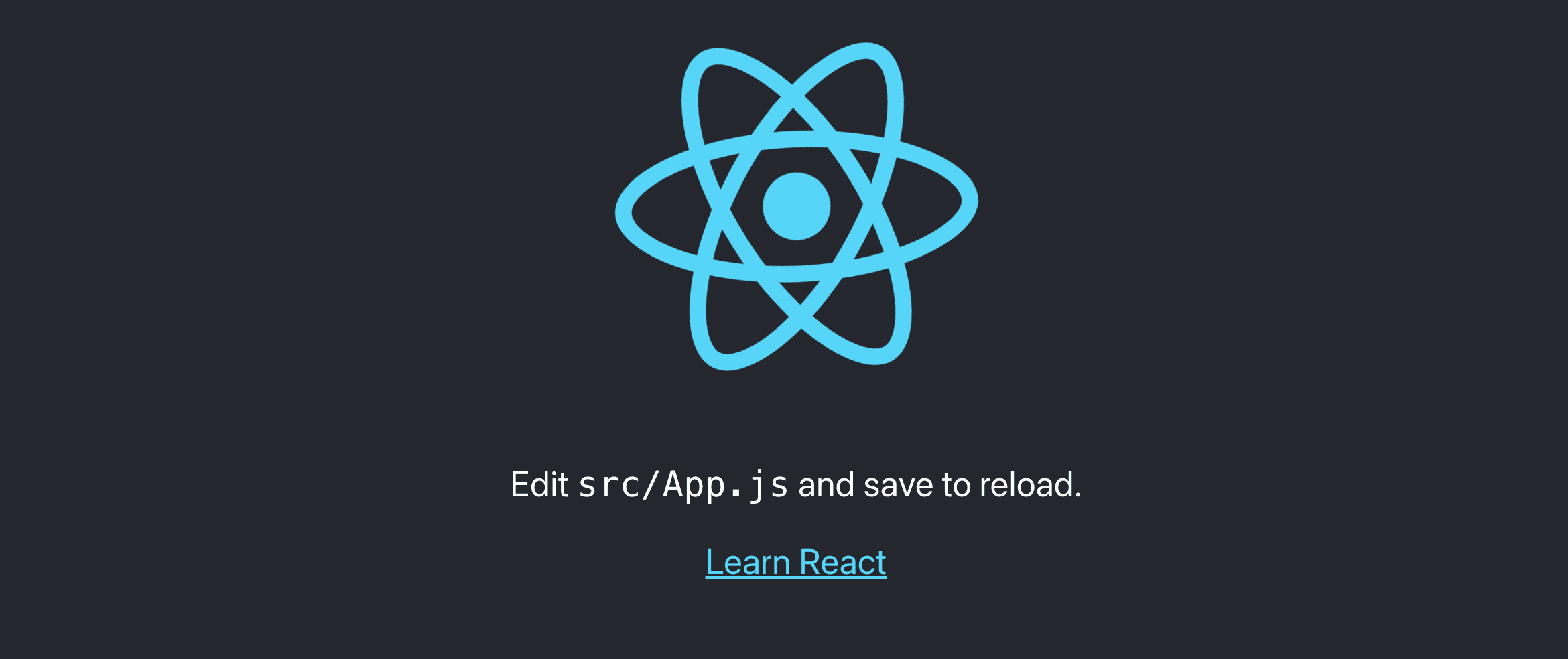 React 创建第一个项目