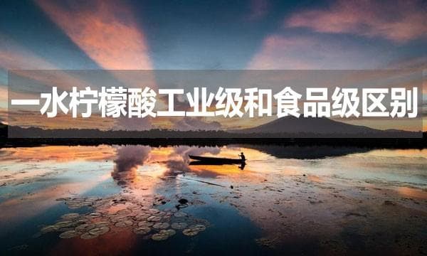 一水柠檬酸工业级和食品级区别？