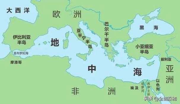 地中海的地理位置