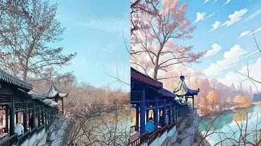 照片如何转手绘插画？