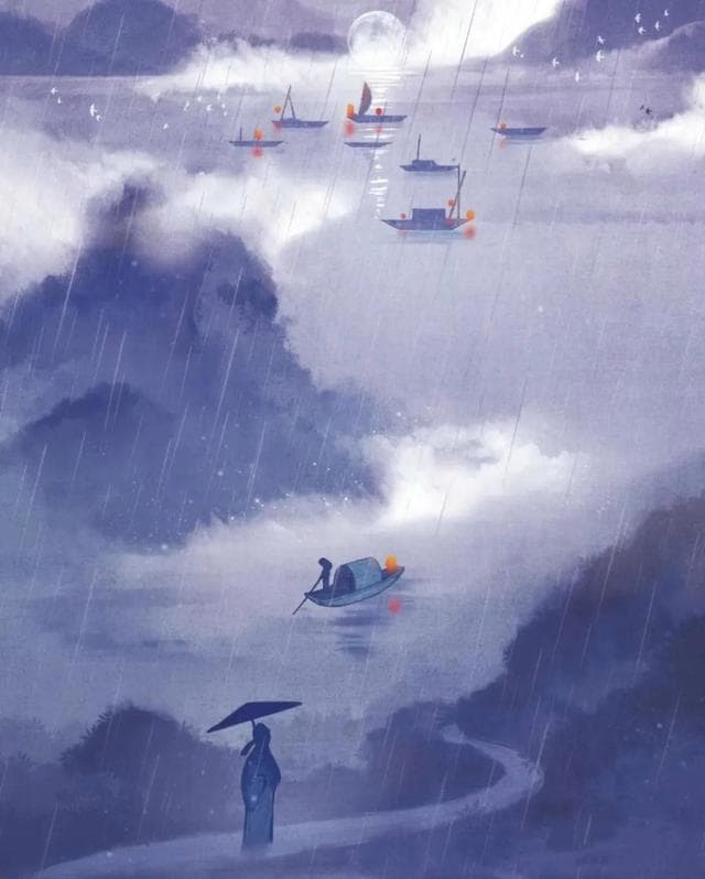 倦游京洛风尘，夜来病酒无人问。30句孤独诗词，失落的人，别哭泣