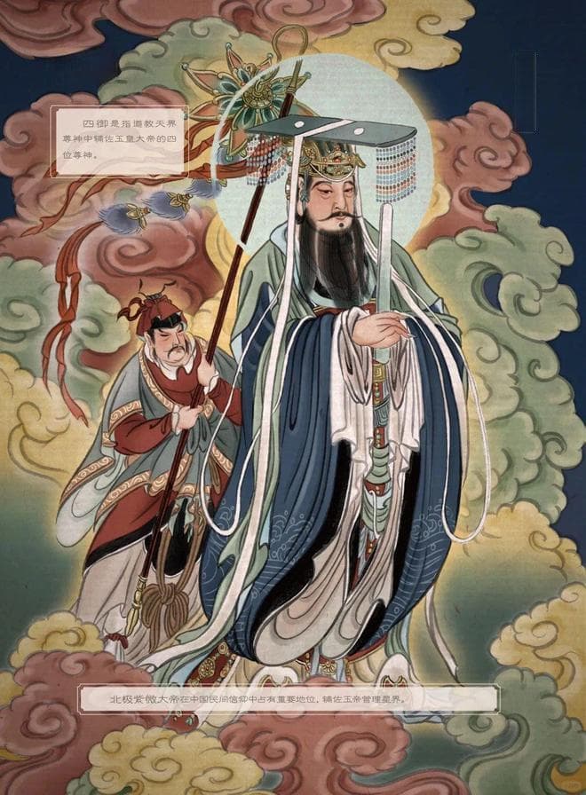 四御：辅佐“玉皇大帝”的四位尊神