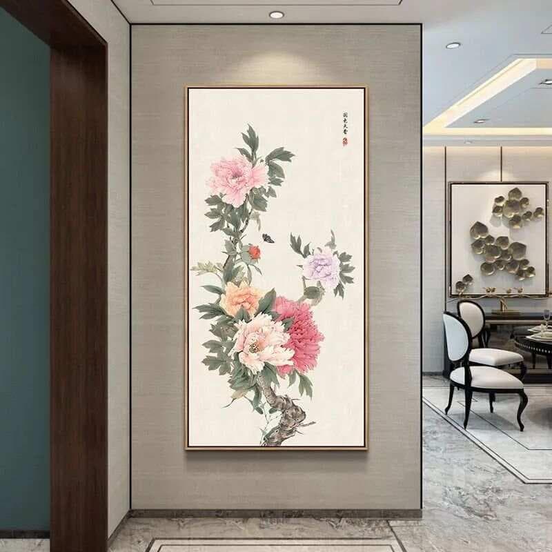 入门玄关挂什么画好？