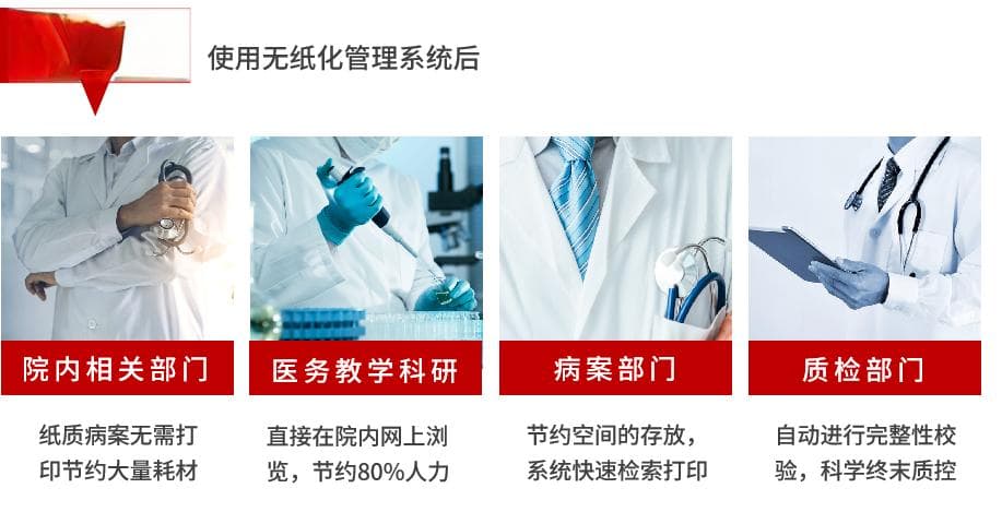 智慧病案无纸化管理系统，摆脱纸质病案存放难，保障电子病历安全