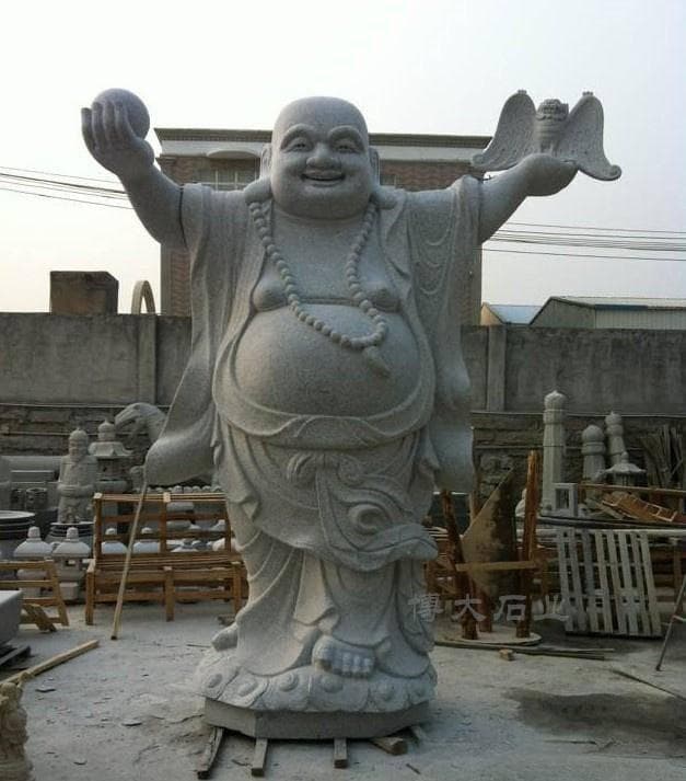 弥勒佛与布袋和尚：佛教信仰的世俗化表达（多图欣赏）