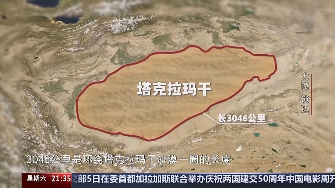 如何给沙漠“锁边”？他们用双手筑起绿色屏障