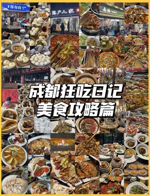 成都本地人亲测推荐的吃货必去地！