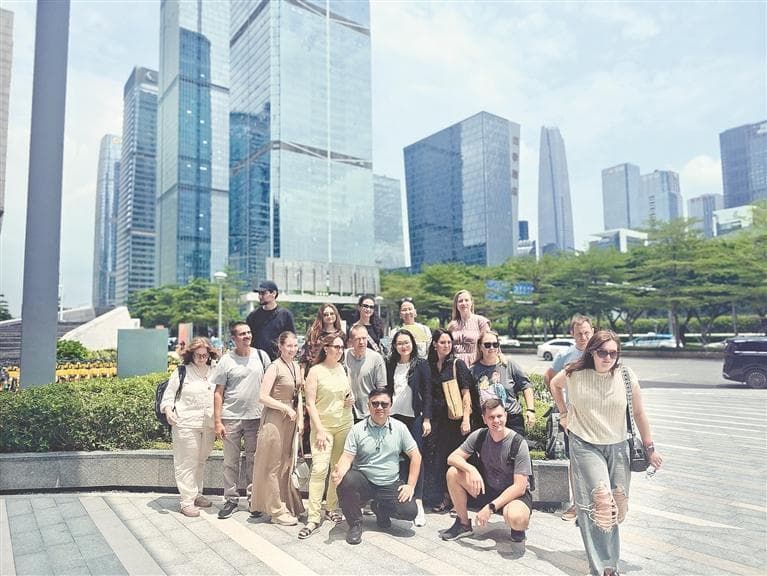 接待老外，深圳一点不见外