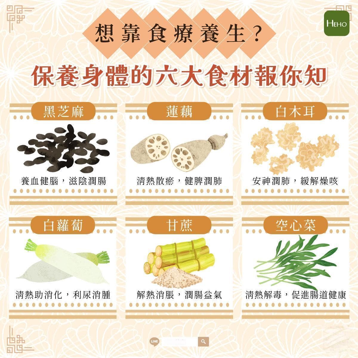 想靠食疗来养生？中医推荐这六种食材！