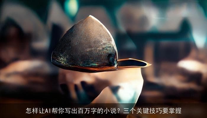 怎样让AI帮你写出百万字的小说？三个关键技巧要掌握