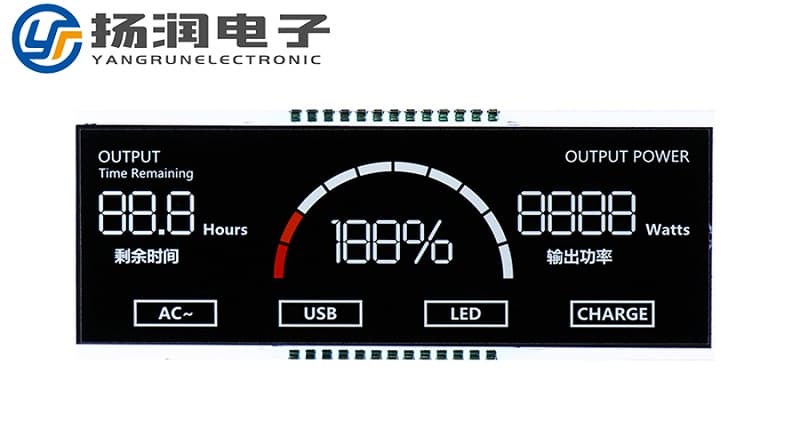 LCD黑白段码液晶屏的定义、原理与应用