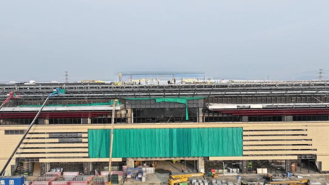 沪渝蓉高铁当阳西站：关公文化车站预计2025年投用