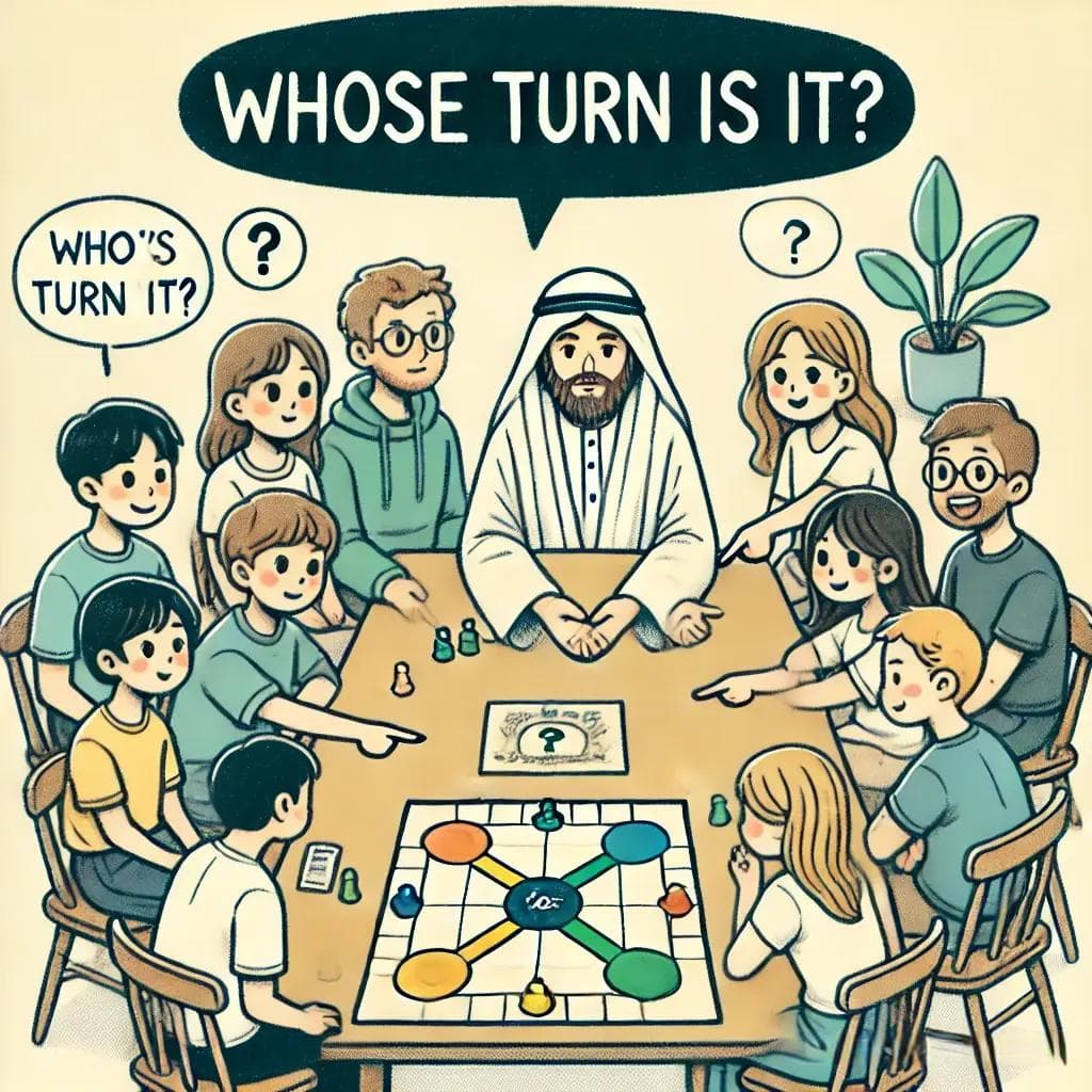 英语： "Whose Turn" 解释与用法