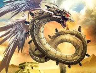 腾蛇：古代神话传说中的生物，是一种会腾云驾雾的蛇