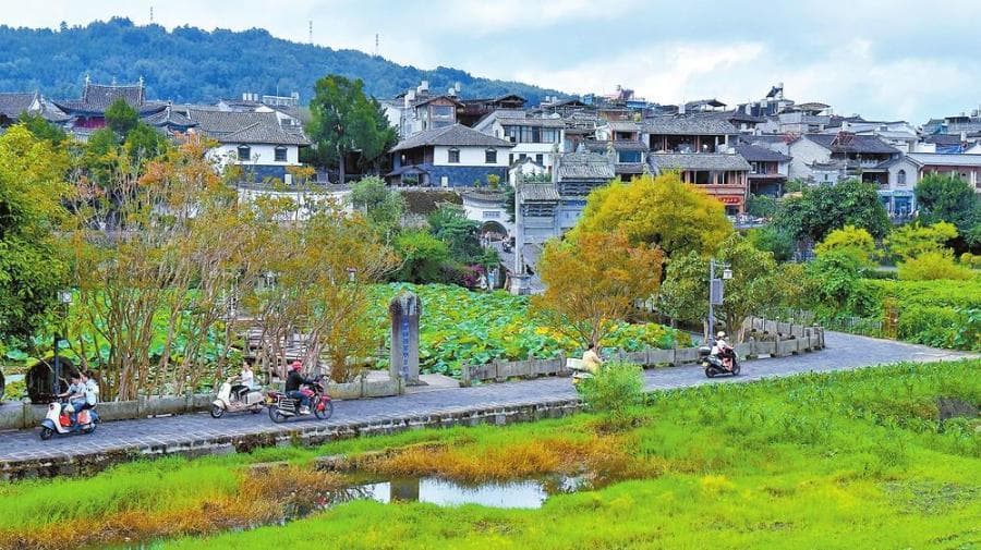 云南腾冲：和顺古镇打造居民区和生态圈融合共生样本