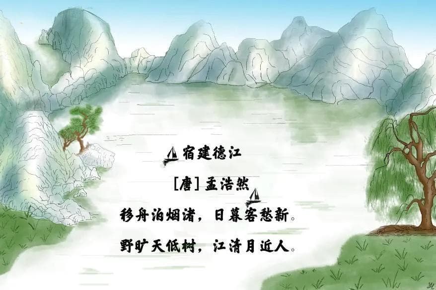 孟浩然笔下的宿建德江：自然与人心的交响诗