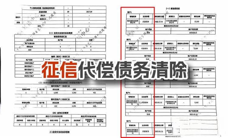 维仕融资担保代偿债务后上报征信了怎么处理？记录清除要哪些材料？