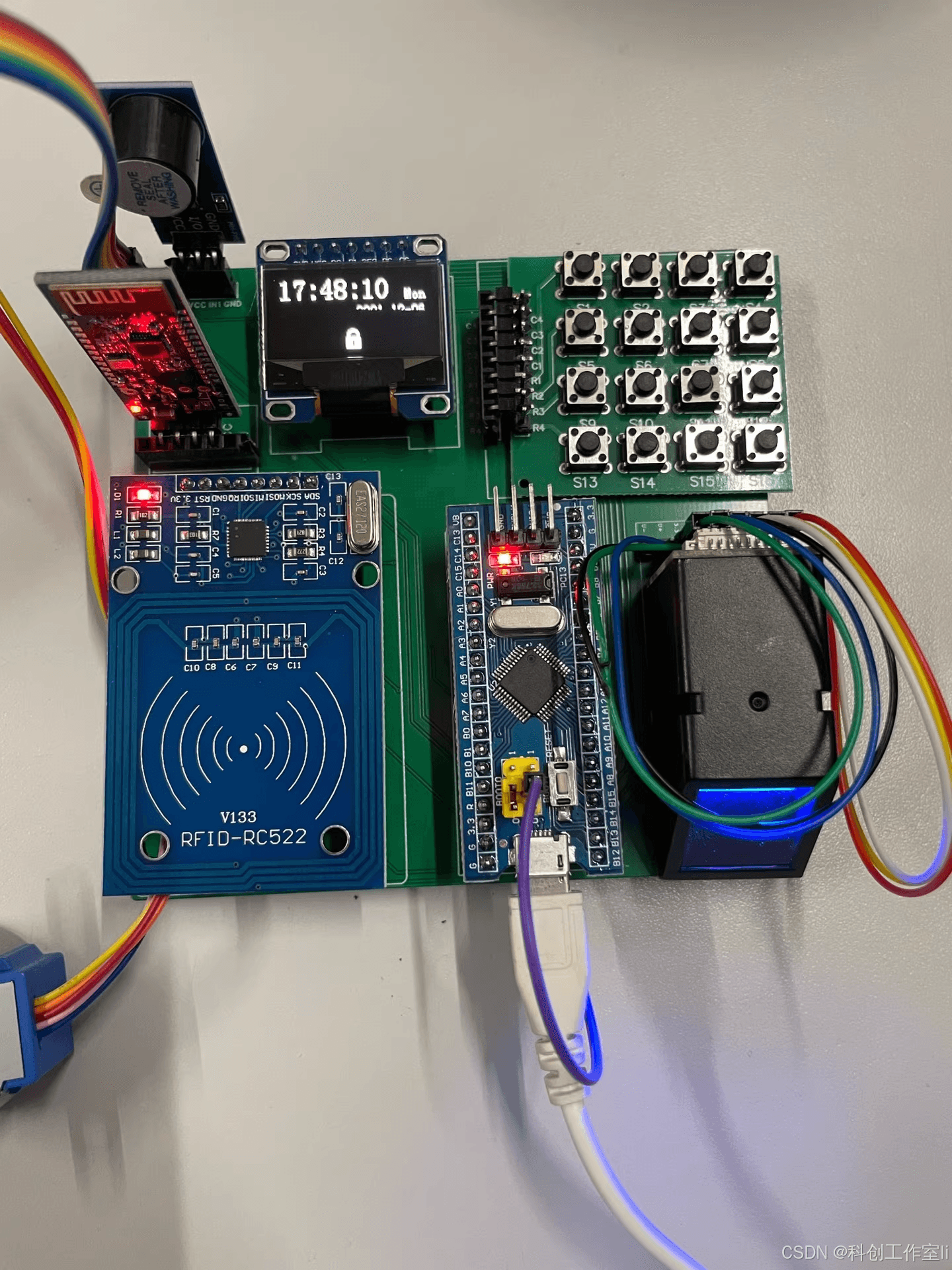 基于STM32的智能门禁系统设计：硬件选型与软件实现详解