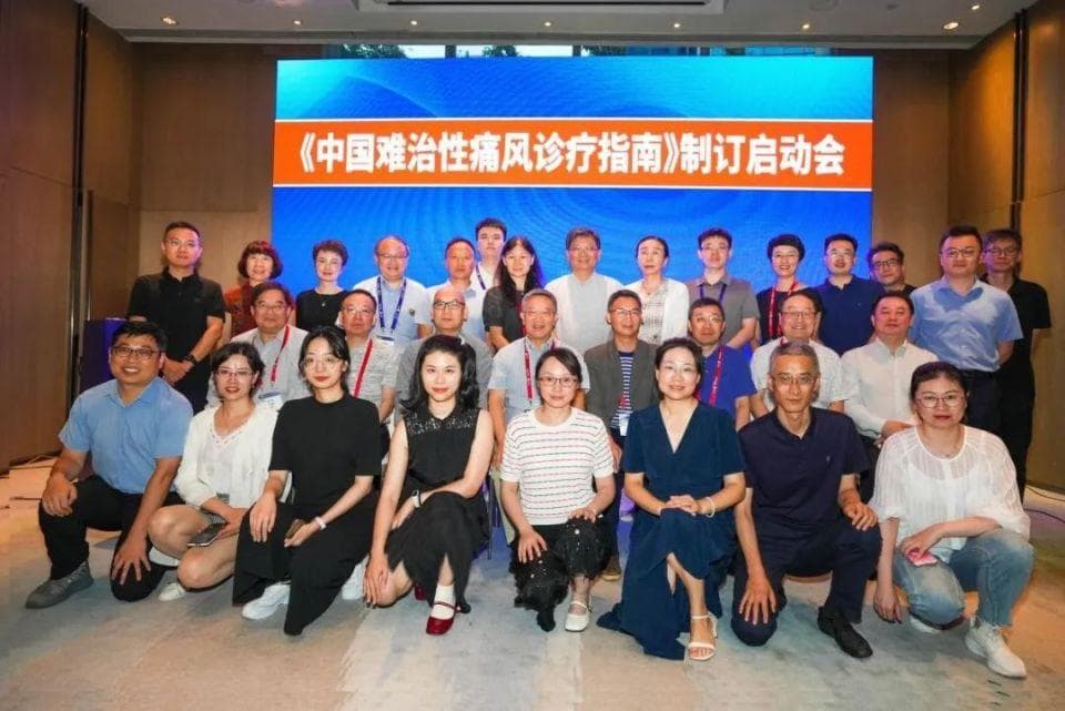 《中国难治性痛风诊疗指南》启动会成功召开，开启规范化诊疗新篇章！