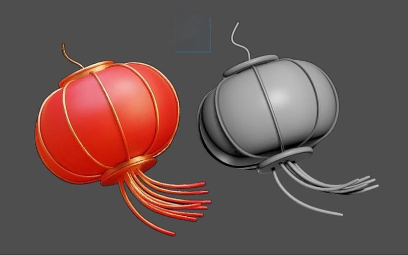 3DMax怎么弄出立体长灯笼？