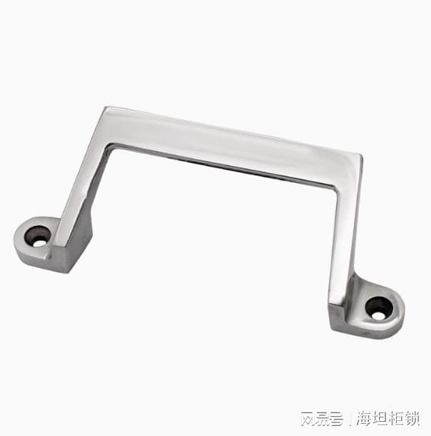 不锈钢偏置型精铸拉手45度倾斜实心