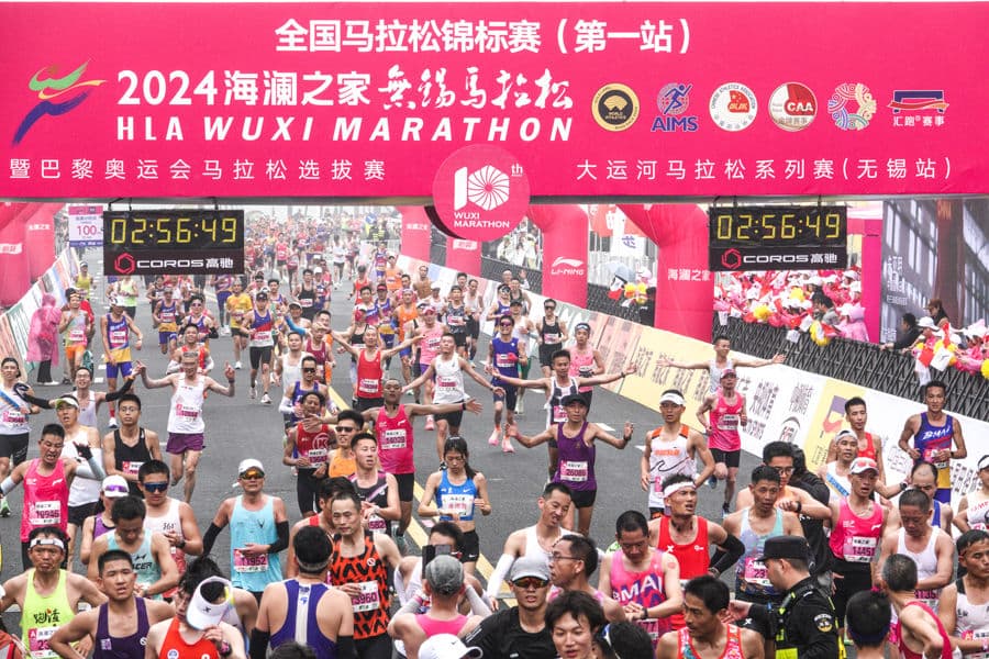 全国纪录进入“206”时代 单场超3000人“破3”——中国马拉松全面提速的背后