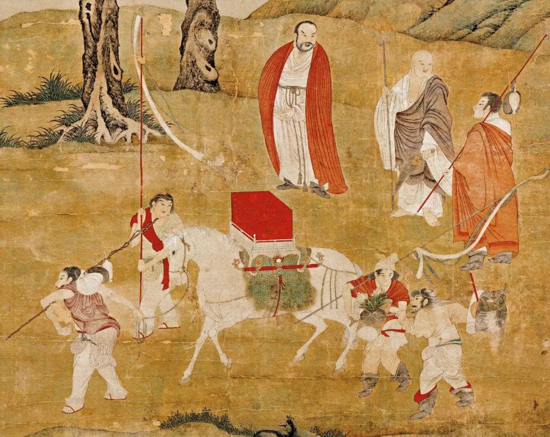 清凉赏析 |《白马驮经图》
