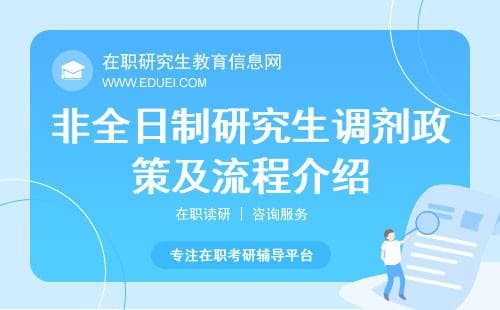 2025年非全日制研究生调剂政策及流程介绍