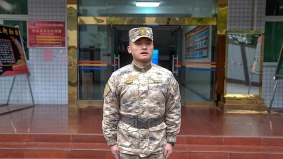 警卫连有名“六边形战士”