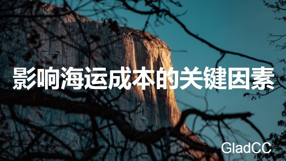 影响海运成本的关键因素