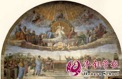 艺术大师拉斐尔的《圣体辩论》赏析
