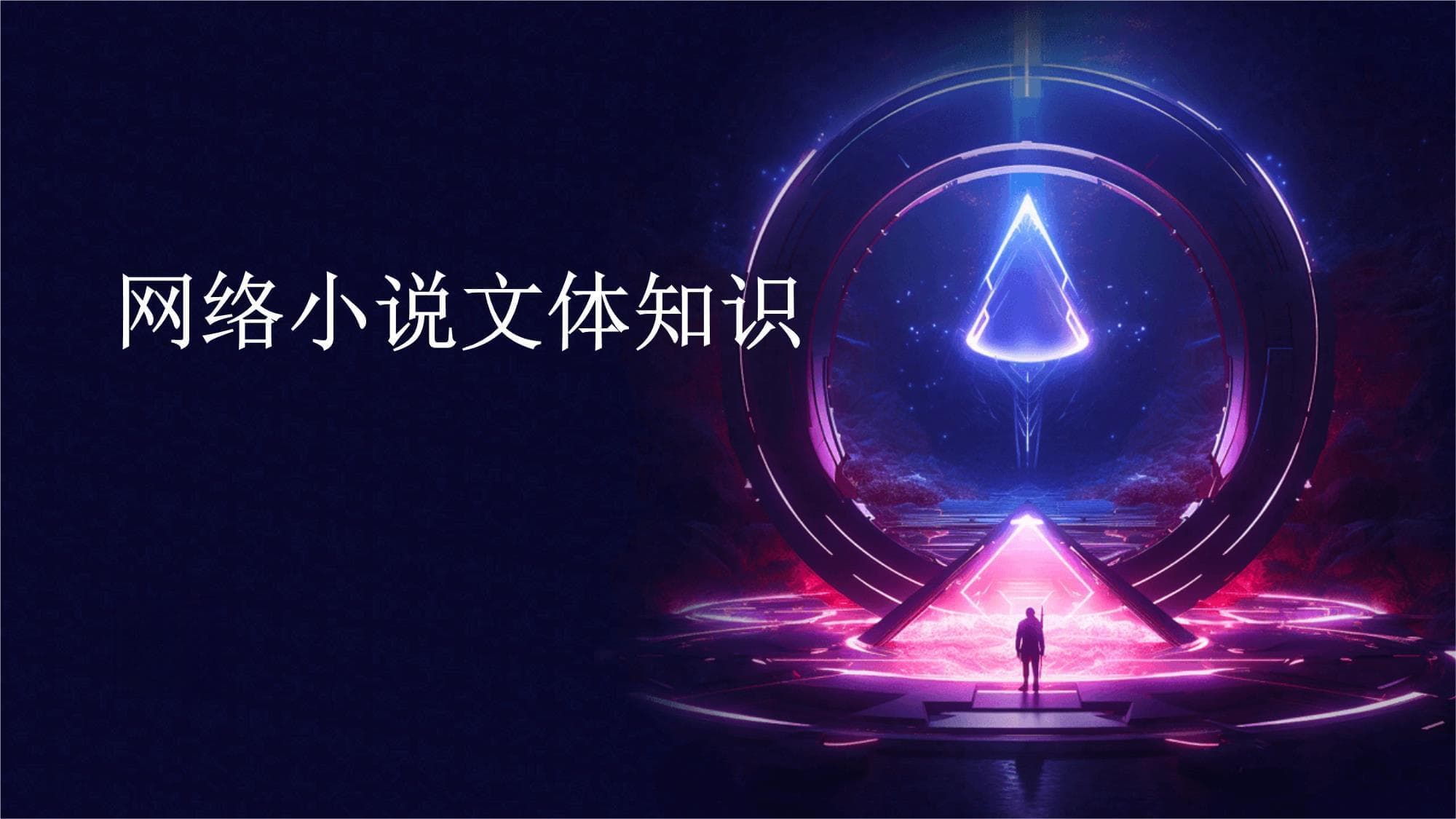 网络小说文体知识