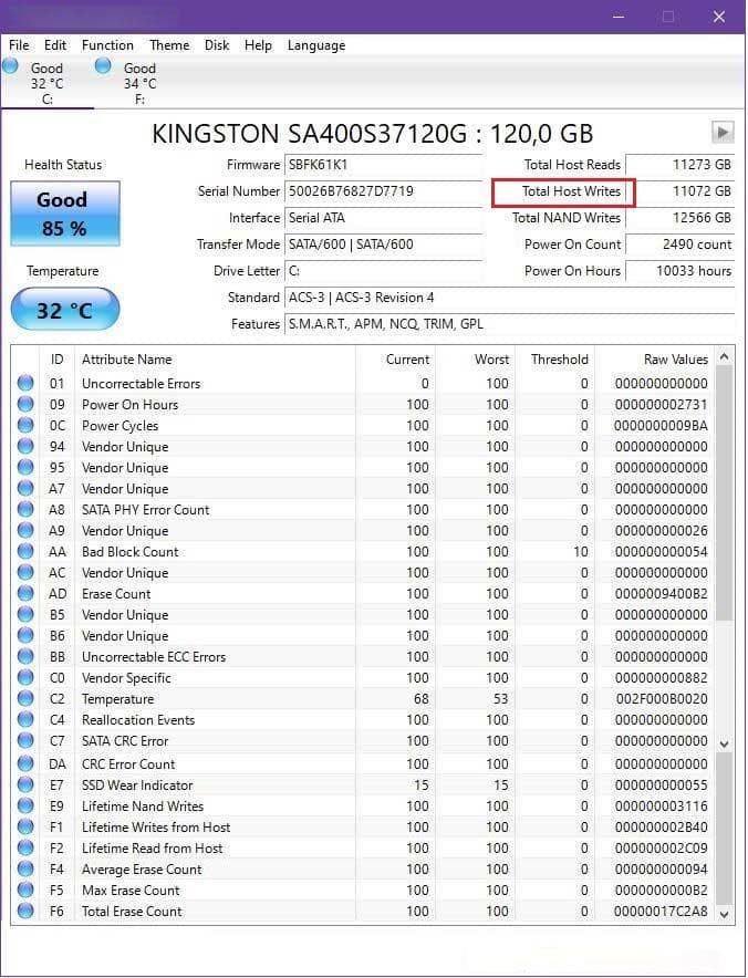 什么是 SSD TBW（写入的 TBW）以及如何在 SSD 上检查 TBW？