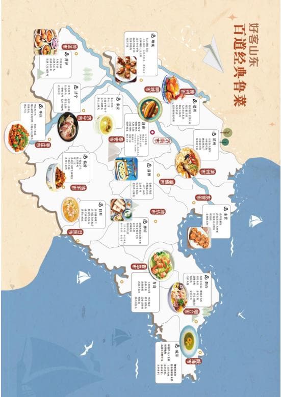 吃货往这看！山东一百道经典鲁菜、百道网红小吃、百条美食街…你知道多少？