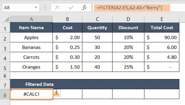 如何应对#CALC！ Excel 中的错误
